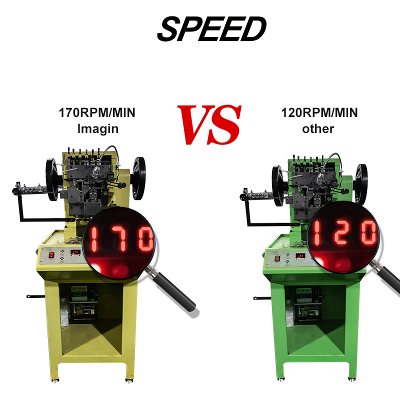 Automatic high speed rolo chain making machine-product